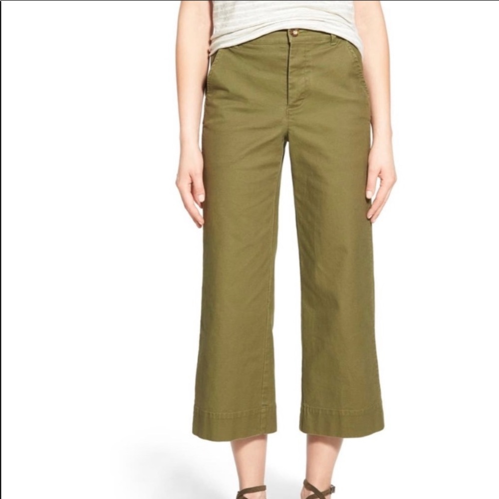 Madewell Wide Leg Crop Pants